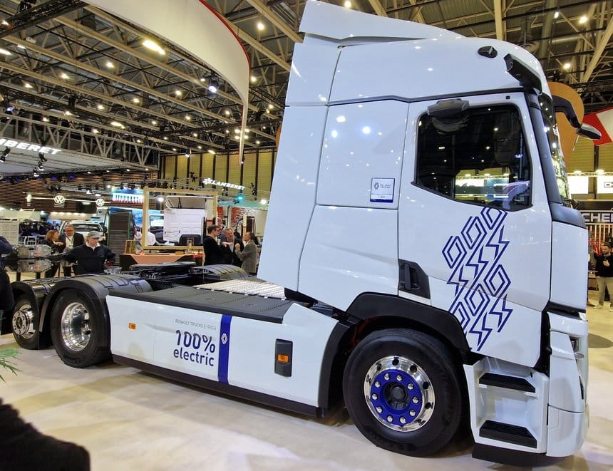 Le nouveau Renault T E-Tech dispose d'une motorisation électrique dans l'essieu