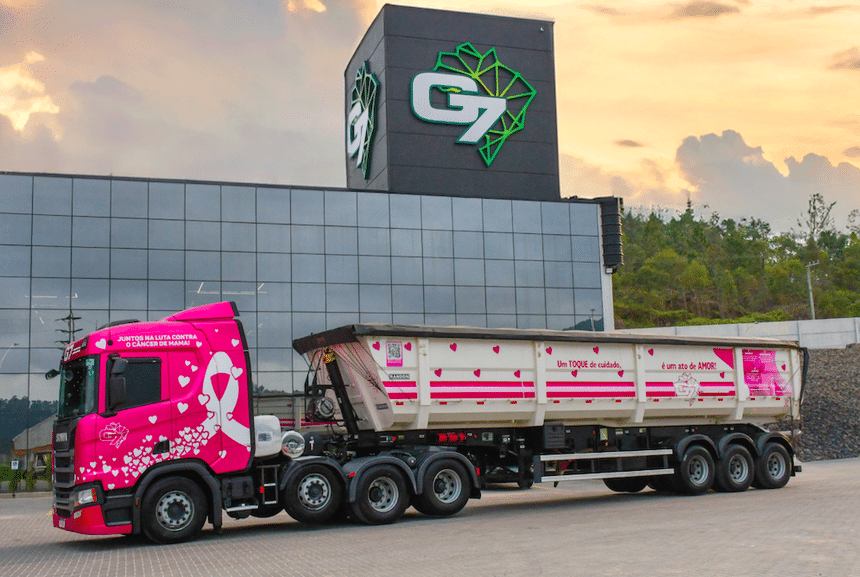 Un Scania brésilien contre le cancer du sein