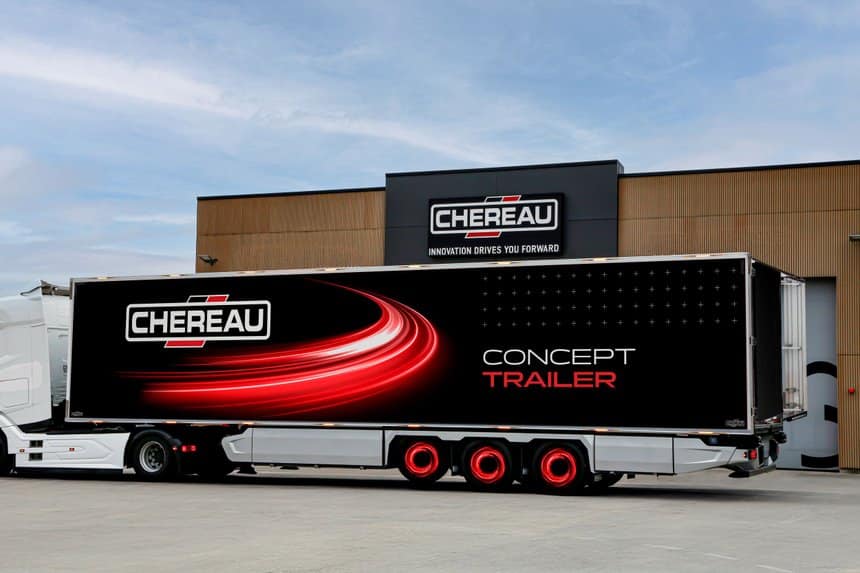 Chéreau présente à Solutrans la semi Concept trailer