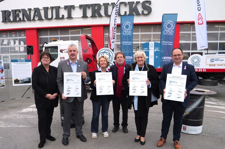 Charte poids lourds de l'Oise : les acteurs locaux s'impliquent