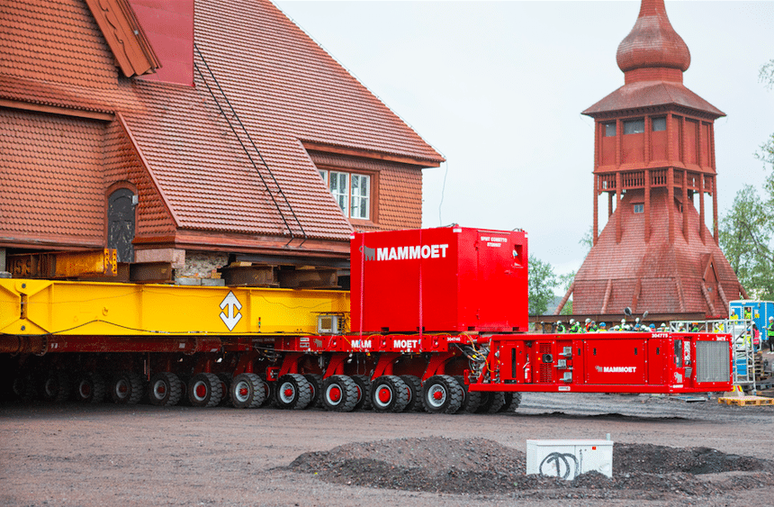 Transport exceptionnel : 2 automoteurs Cometto de 28 lignes