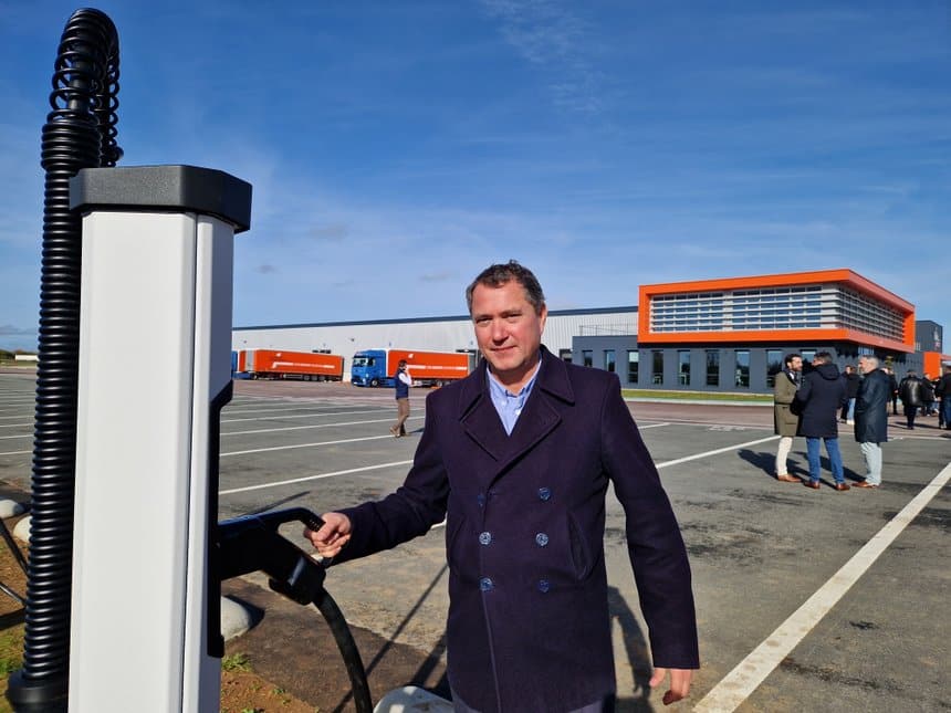 La station de recharge du groupe Vallée au potentiel de 16 points de charge