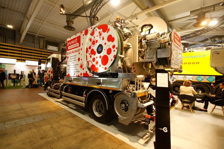 Hydrocureuse Gourdon exposée à Pollutec