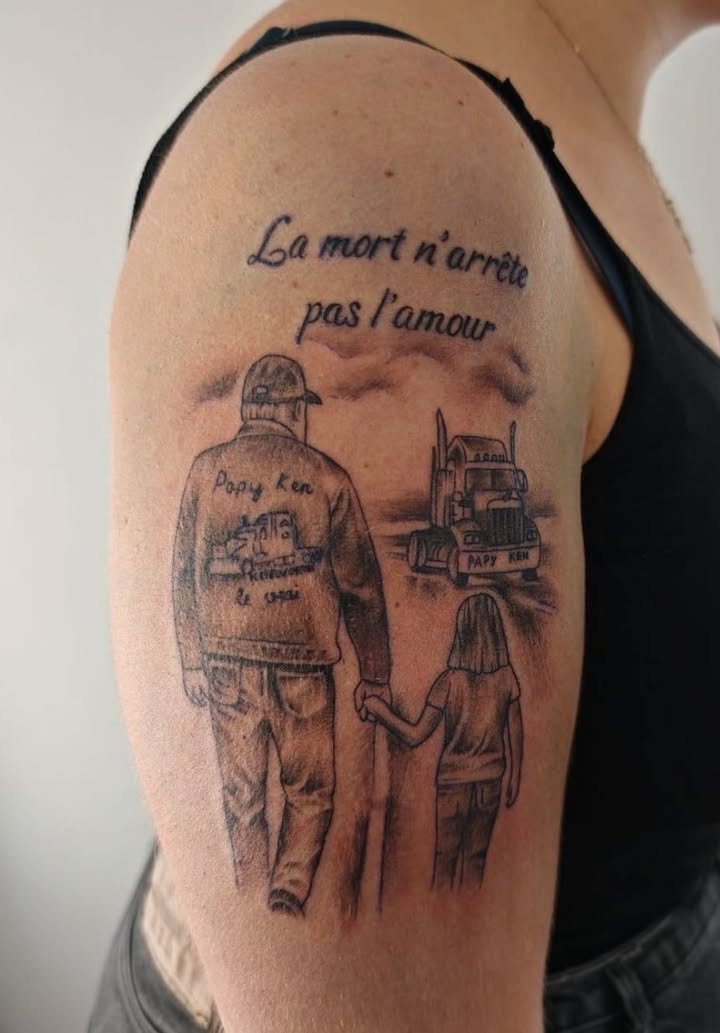 Anastasia aimait beaucoup son Papy Ken