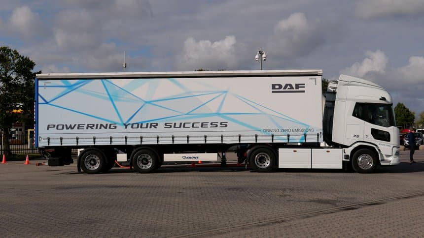 Daf a de grandes ambitions dans le camion électrique