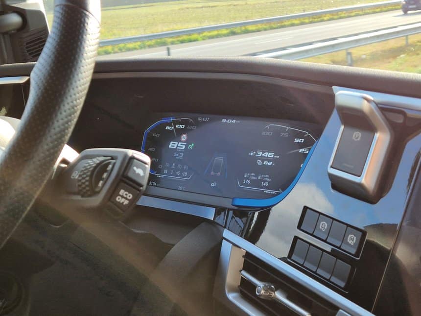 Daf XD Electric : indications sur l'autonomie au compteur