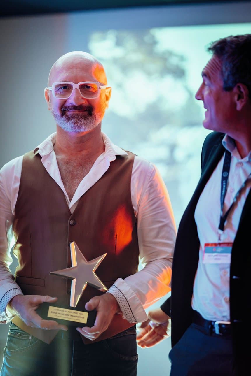 Cédric Lalanne, Etoile de l'Artisan transporteur 2025