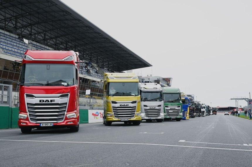 Les Daf décorés paraderont le dimanche midi aux 24H Camions