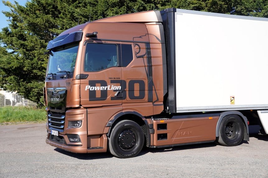 Nouveau moteur D30 dans ce MAN TGX 18.520