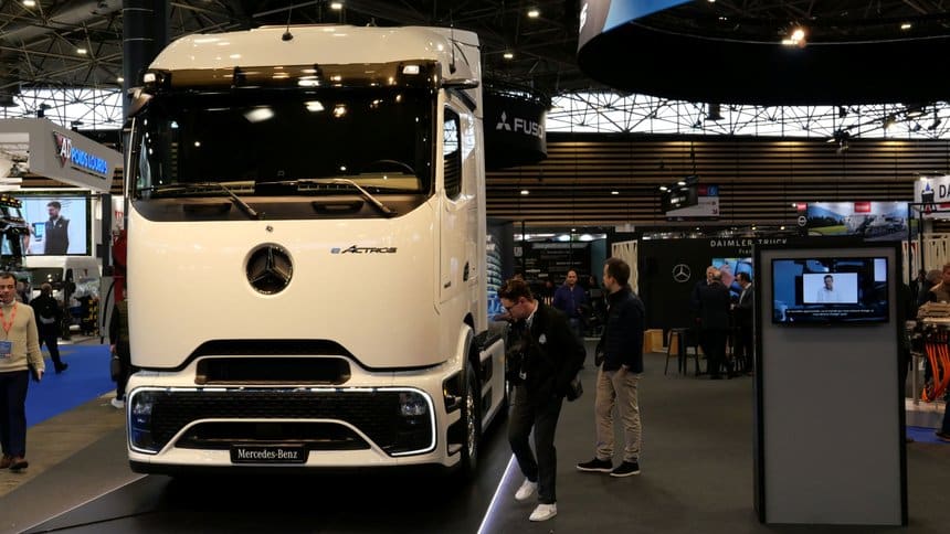Daimler Truck France présentera le Mercedes eActros 600