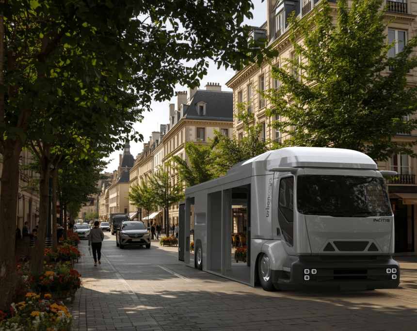 Urban Cargo d'Incitis : un camion regorgeant d'innovations... sur le papier