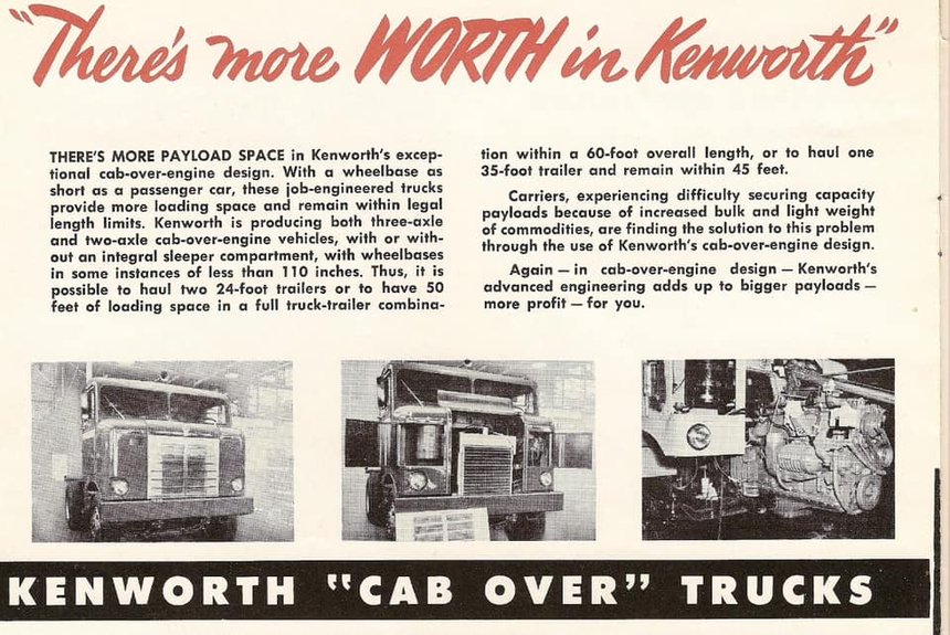 Kenworth Bull-Nose, la course au profit