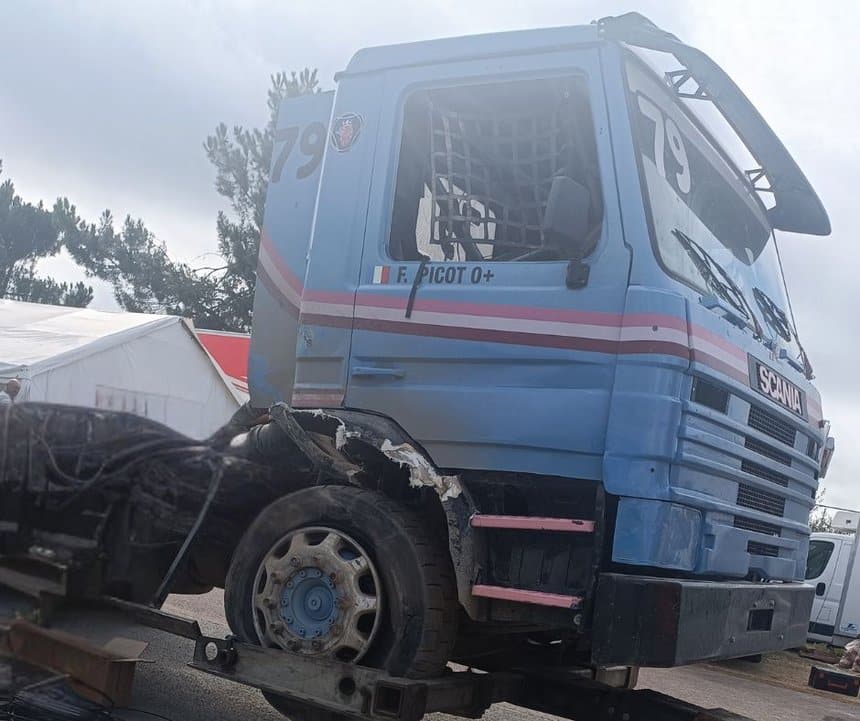 Camion cross à Lessay : accrochage pour Picot
