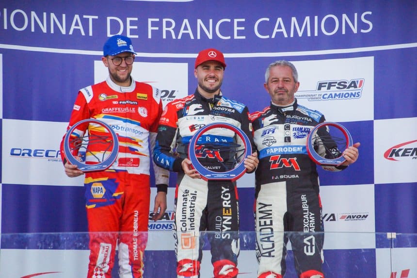 Calvet devant Robineau et Sousa, le podium du GP de Magny-Cours