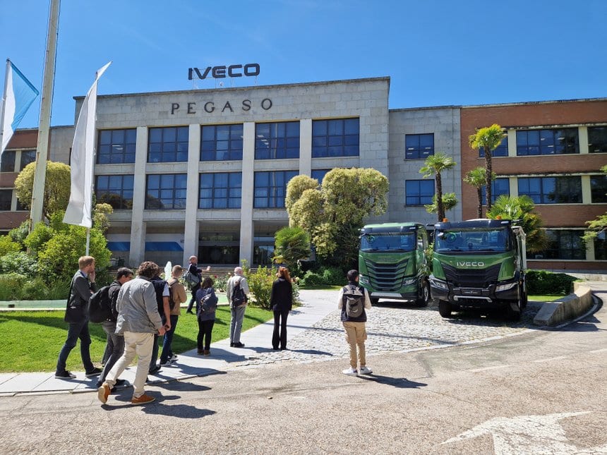 Visite du site Pegaso d'Iveco à Madrid