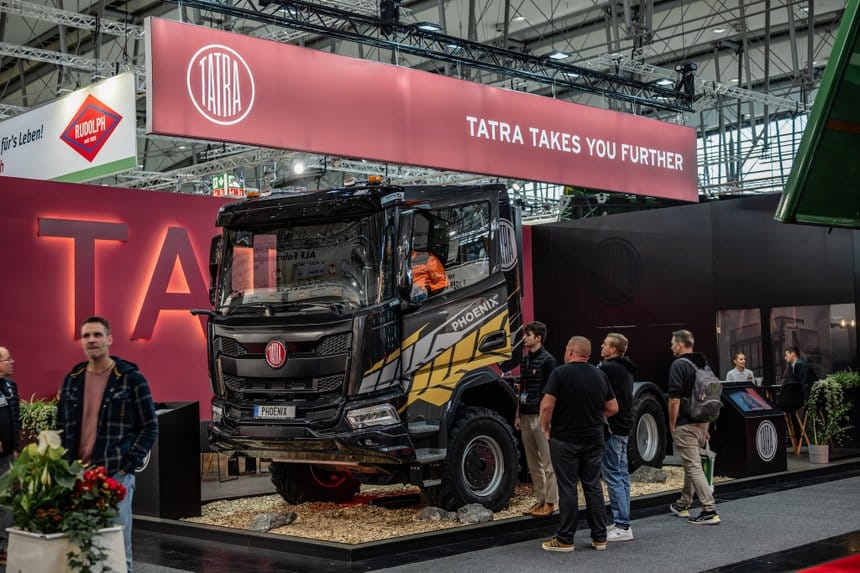Tatra présentait son Phoenix 4x4 en version Agrotruck durant le salon Agritechnica