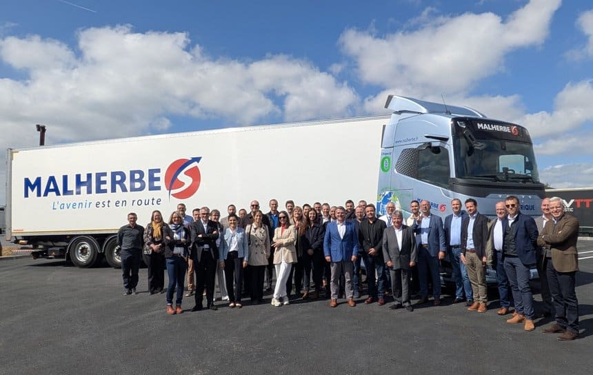 L'arrivée des camions électrique, un événement chez les tps Malherbe