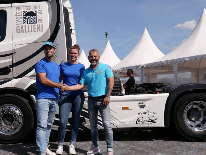 Le lycée Galliéni a reçu le soutien de la concession ByMyCar