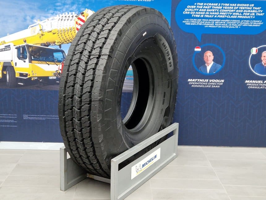 Pneu Michelin X Crane 2 pour grues automotrices