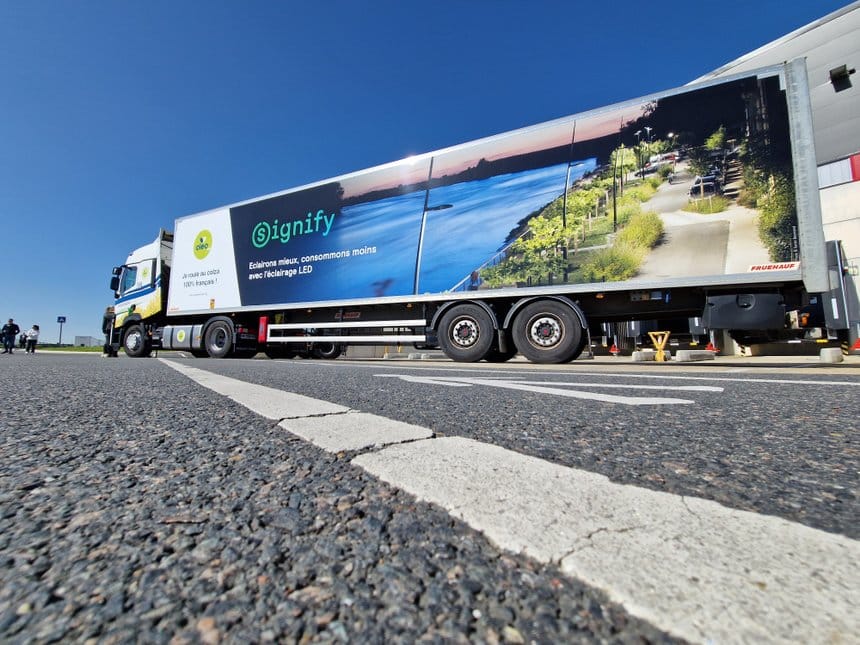 Un ensemble B100 exclusif Renault - Fruehauf