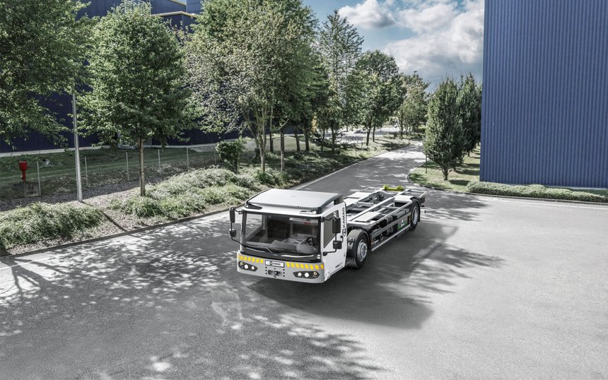 Troisième génération du Kamag porte-caisse mobile électrique