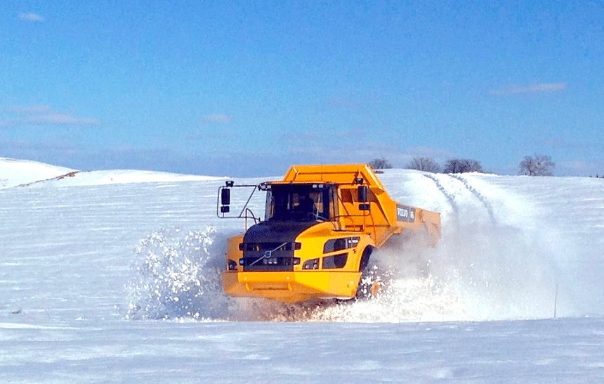 Dumper articulé Volvo