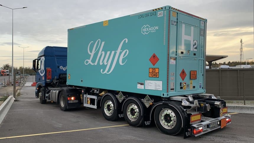 Lhyfe livre en hydrogène la station TEAL Mobility de l'autoroute A4