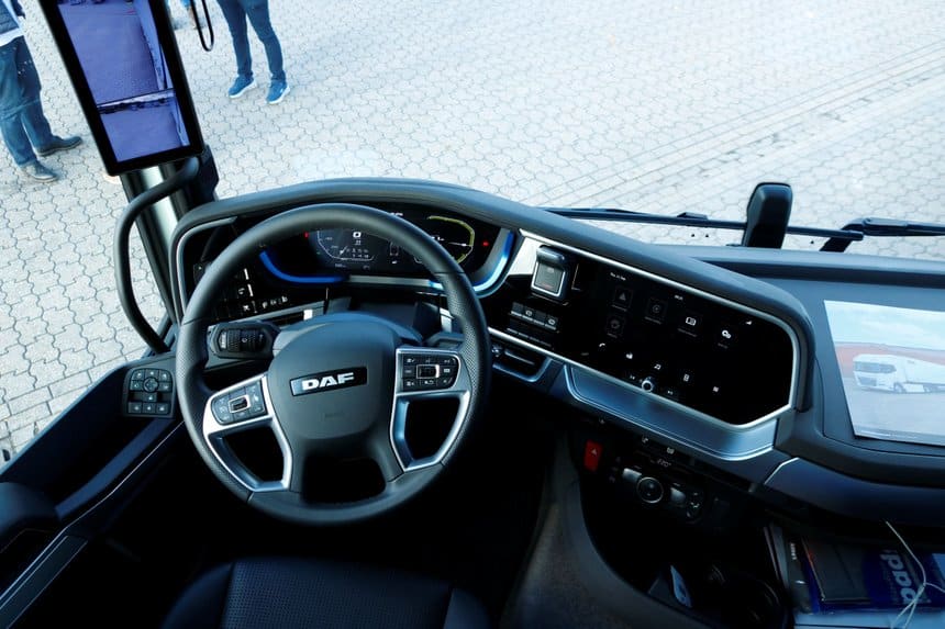 Même intérieur pour les Daf XF et XD gasoil et électriques