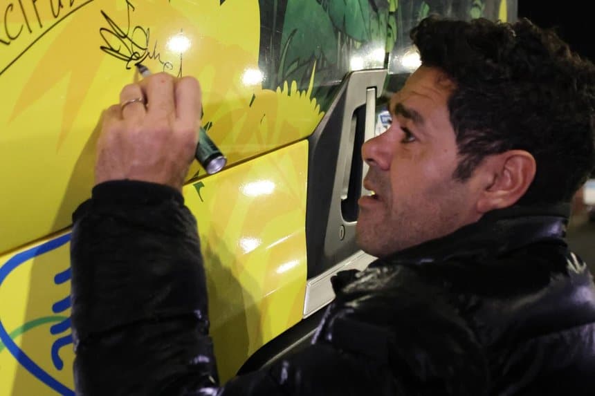 Un Renault T décoré sur le Marsupilami, dédicacé par Jamel Debbouze !