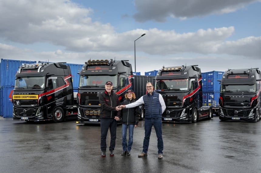Relation de longue date entre LGTN et l'agent Volvo Trucks Sodimavi