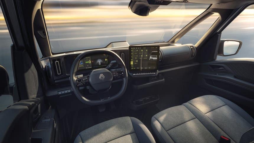 La future planche de bord du Renault Trafic Van E-Tech Electric