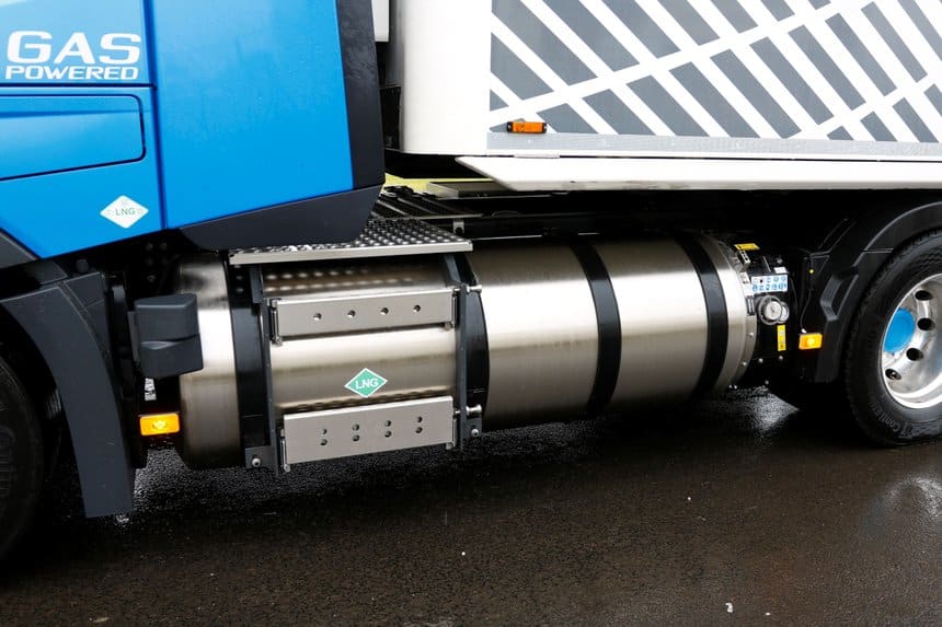 Volvo Trucks a développé une gamme de camions fonctionnant au gaz naturel liquéfié